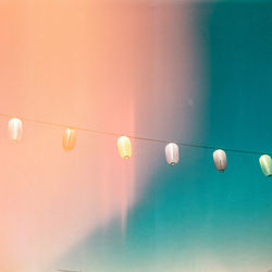 High angle view of tennis court