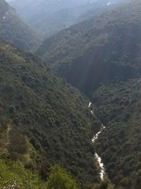 Scenic view of mountains