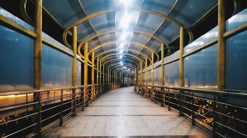 Illuminated tunnel