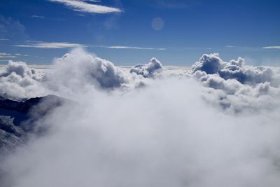 Low angle view of clouds in sky