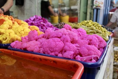 Various fruits for sale in market