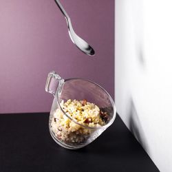 Close-up of breakfast on table