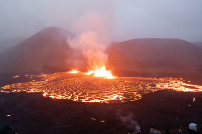 Meradalir eruption of fagradalsfjall volcano in iceland 2022