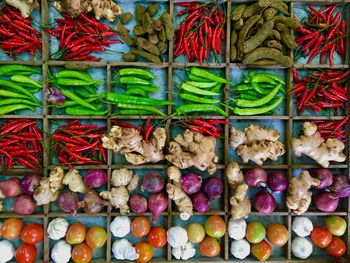 Full frame shot of vegetables