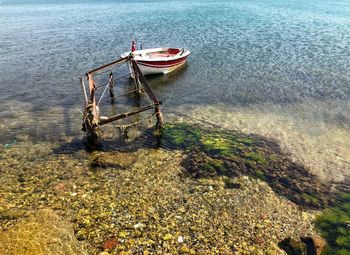 Old  and broken wharf 