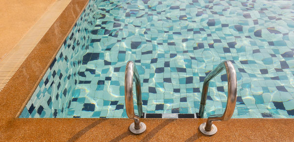 Tilt image of swimming pool