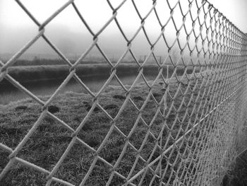 Close-up of chainlink fence