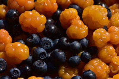 Full frame shot of fruits for sale in market