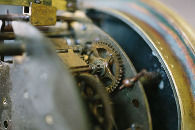 Close-up of machinery