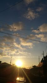 Clouds over landscape