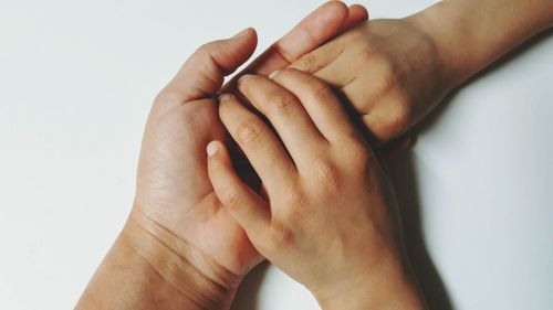 Close-up of hands