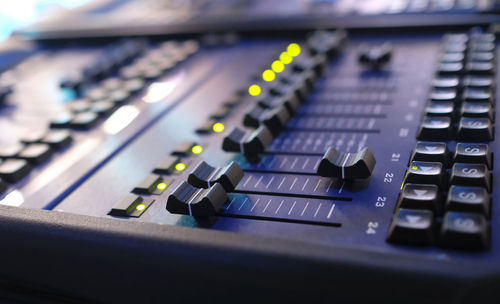 Close-up of computer keyboard