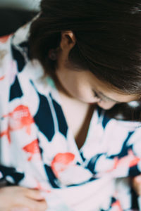 Close-up of girl holding ice cream