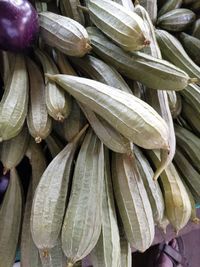 Close-up of vegetables for sale at market stall