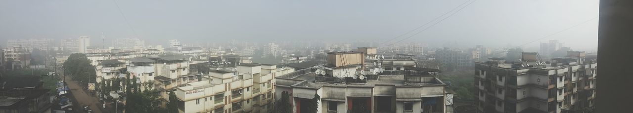 High angle view of cityscape