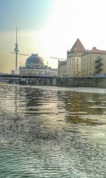 River with buildings in background