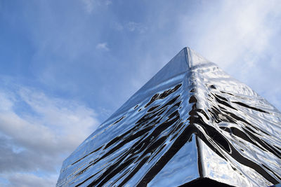 Low angle view of built structure against sky