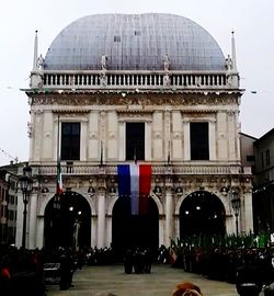 Low angle view of historical building