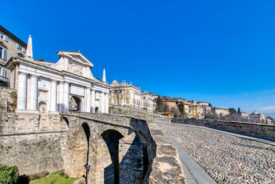 Historic building against blue sky