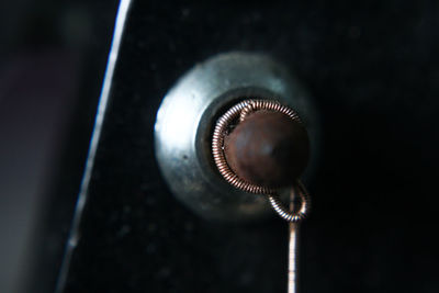 Close-up of electric fan