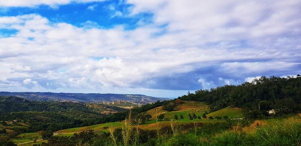 Scenic view of landscape against sky