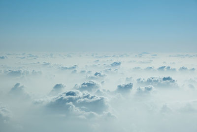 Low angle view of cloudscape against blue sky