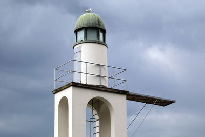 Low angle view of built structure against sky