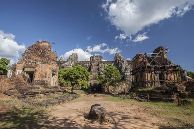 Temple against sky