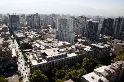 Aerial view of city