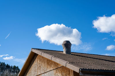 Low angle view of building against sky