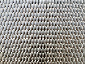 White background, pattern of cooling tower panel