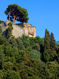 Low angle view of historical building