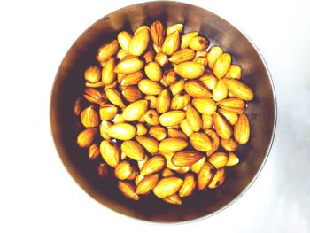 High angle view of vegetables in bowl