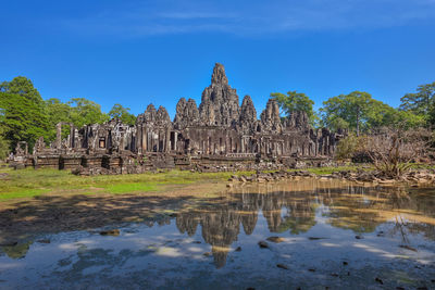 Angkor thom, landmark in cambodia.