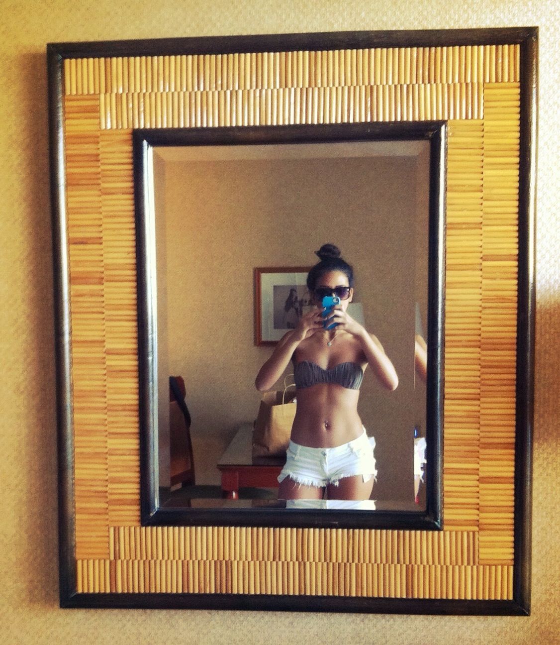 Necessary hotel mirror selfie