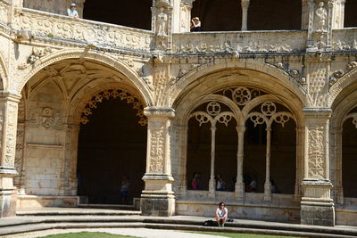 Entrance of historic building