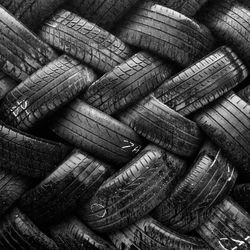 Full frame shot of tires