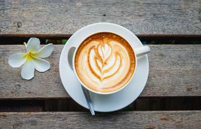 Close-up of coffee on table