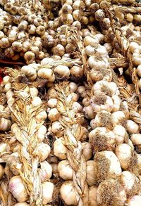 Full frame shot of vegetables for sale at market stall