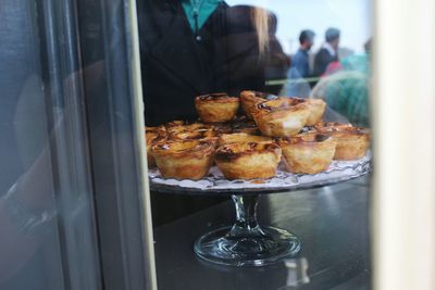 Close-up of pastel de nata