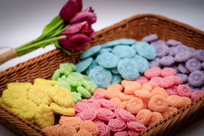 Close-up of food in basket