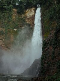 View of waterfall