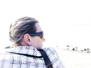 Close-up of young woman