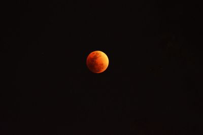 View of moon against sky at night