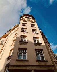 Low angle view of building against sky