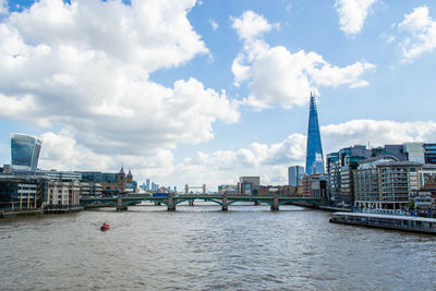 View of city at waterfront