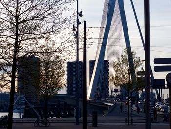 City street against sky