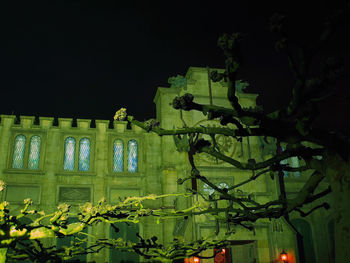 Low angle view of building against sky