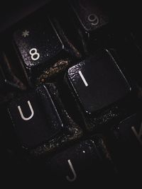 Full frame shot of computer keyboard