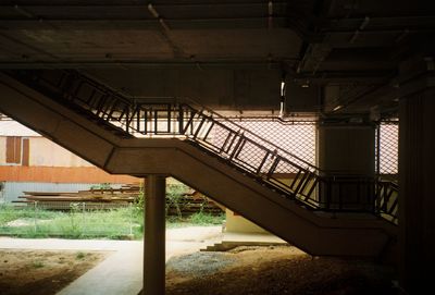 Interior of abandoned building